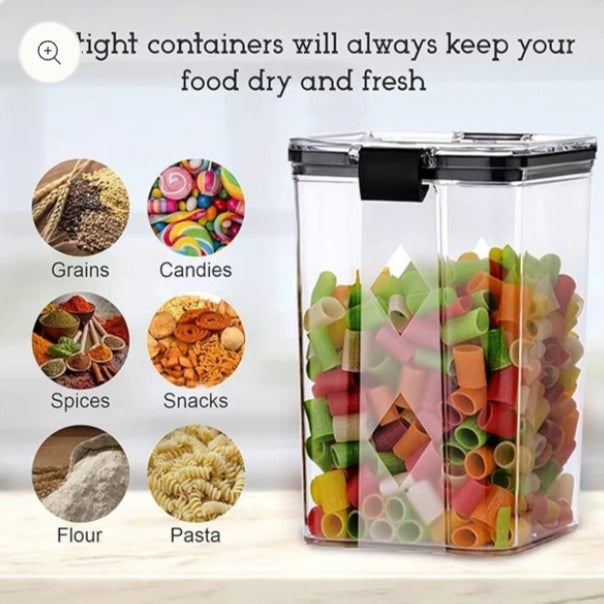 Air-Tight Kitchen Storage Containers | 1 SET- 7 PCS 1100 ML
