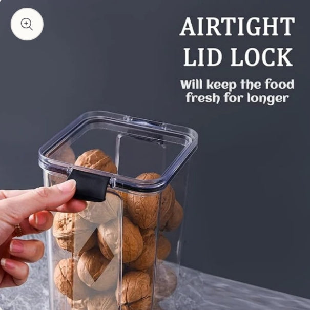 Air-Tight Kitchen Storage Containers | 1 SET- 7 PCS 1100 ML